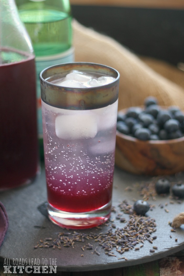 Blueberry Lavender Shrub Syrup (Drinking Vinegar)