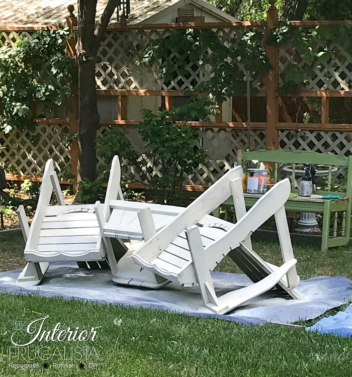 How To Stain Adirondack Furniture The Easy Way! Interior Frugalista