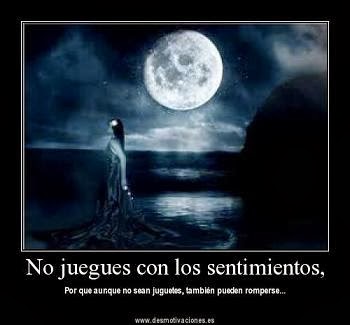 DIFERENTES SENTIMIENTOS.