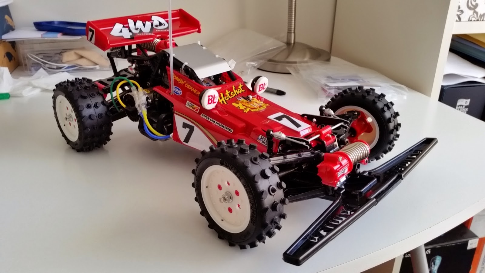 r/c hobby Tamiya Hotshot the build