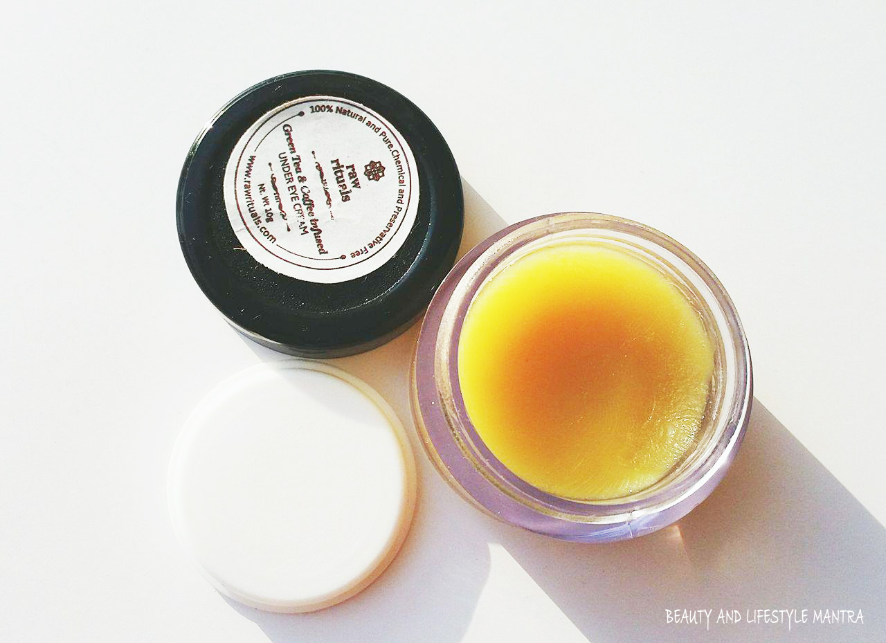 Review // Raw Rituals Green Tea Under Eye Cream