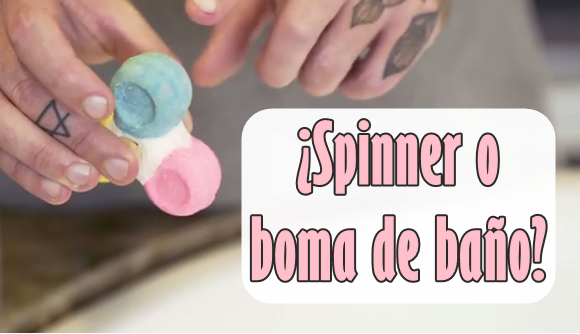 Los spinner pasaron de moda pero... ¿Has visto las bombas de baño spinner"