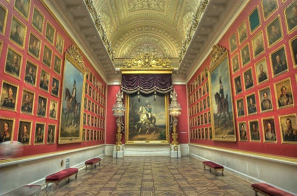 El museo Hermitage en San Petersburgo