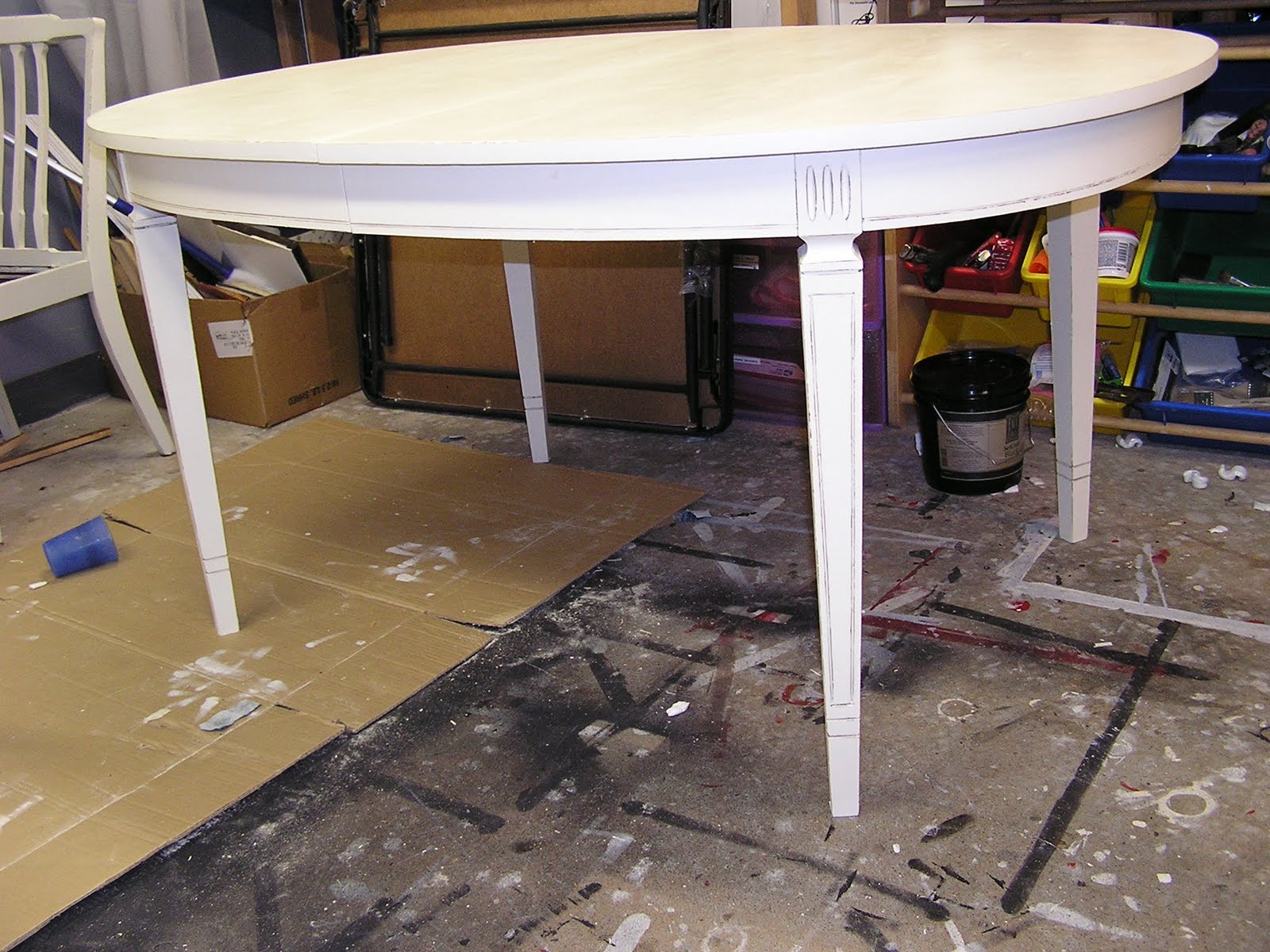 Jennifer's Furniture Painting Table and Four Chairs