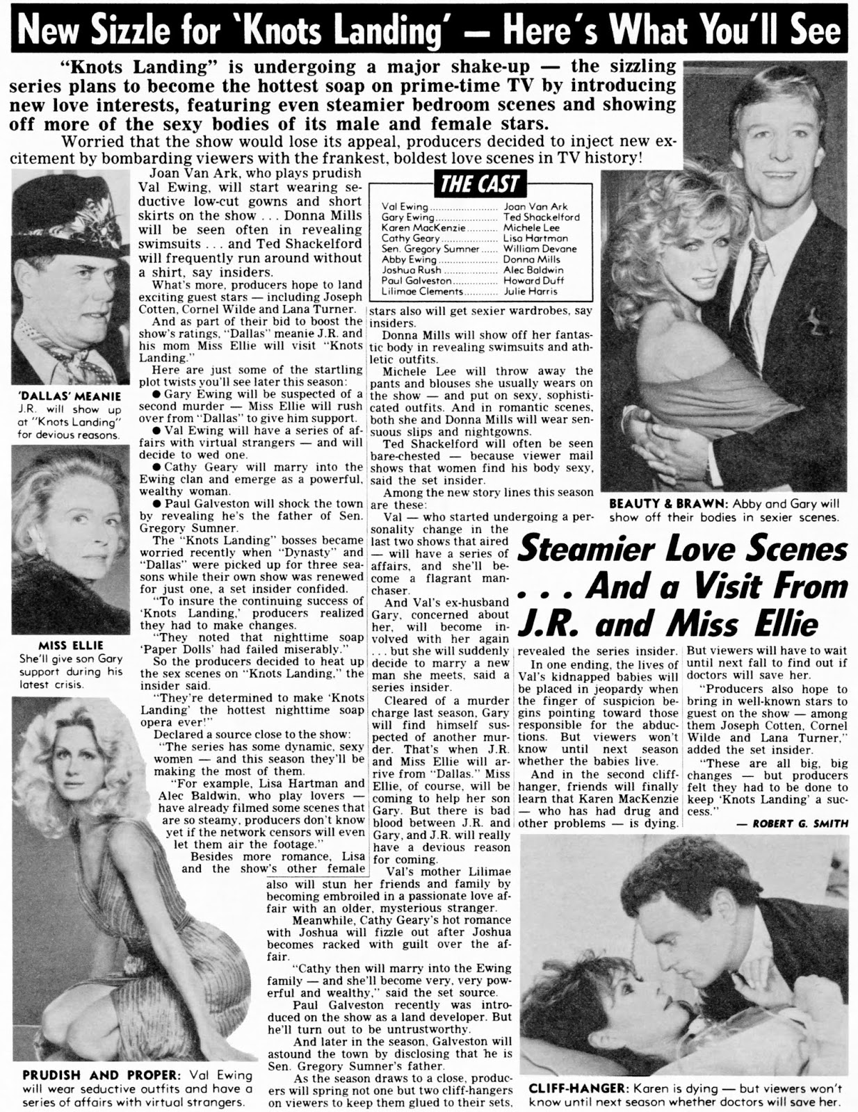 Knots Landing New Sizzle For Knots Landing Here's What You'll See