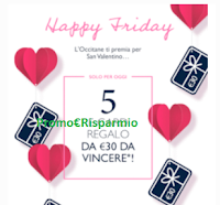 Concorso ''Happy Friday'': vinci buoni spesa L'Occitane da 30€ Logo Concorso ''Happy Friday'': vinci buoni spesa L'Occitane da 30€