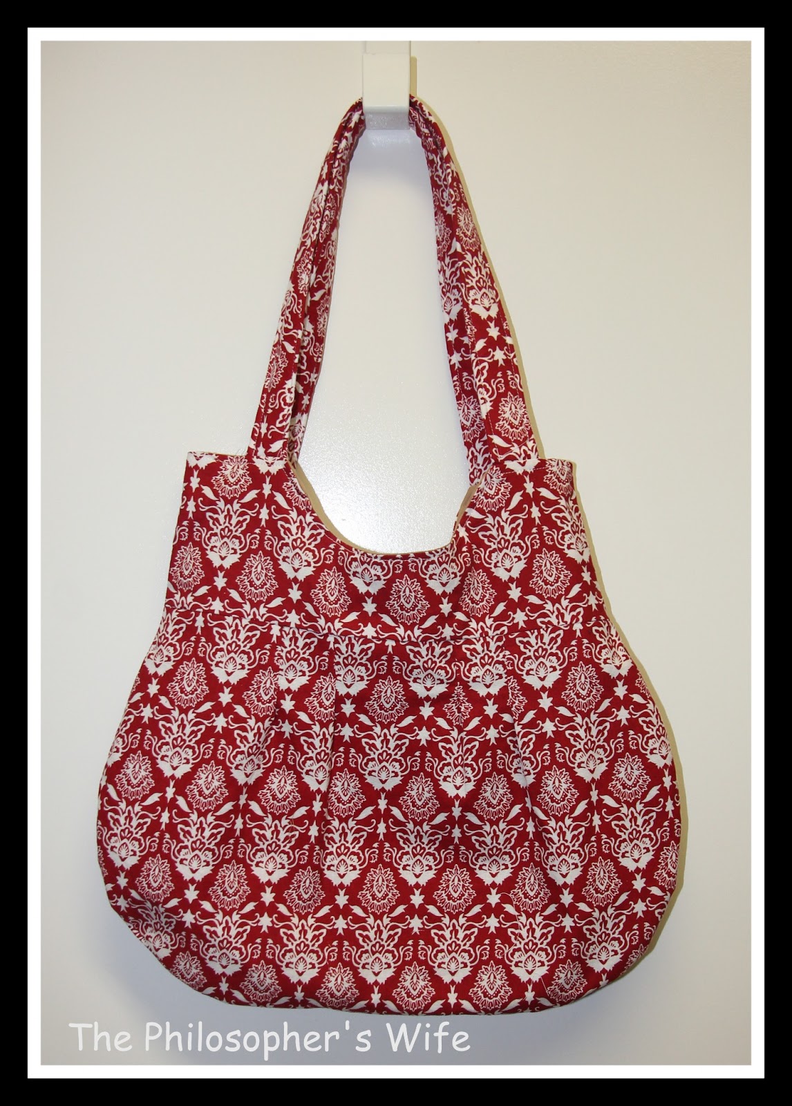 The Philosopher's Wife: Beautiful Red Tote Bag/Purse