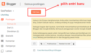 Cara Membuat Postingan Artikel di Blogger Cara Membuat Postingan Artikel di Blogger
