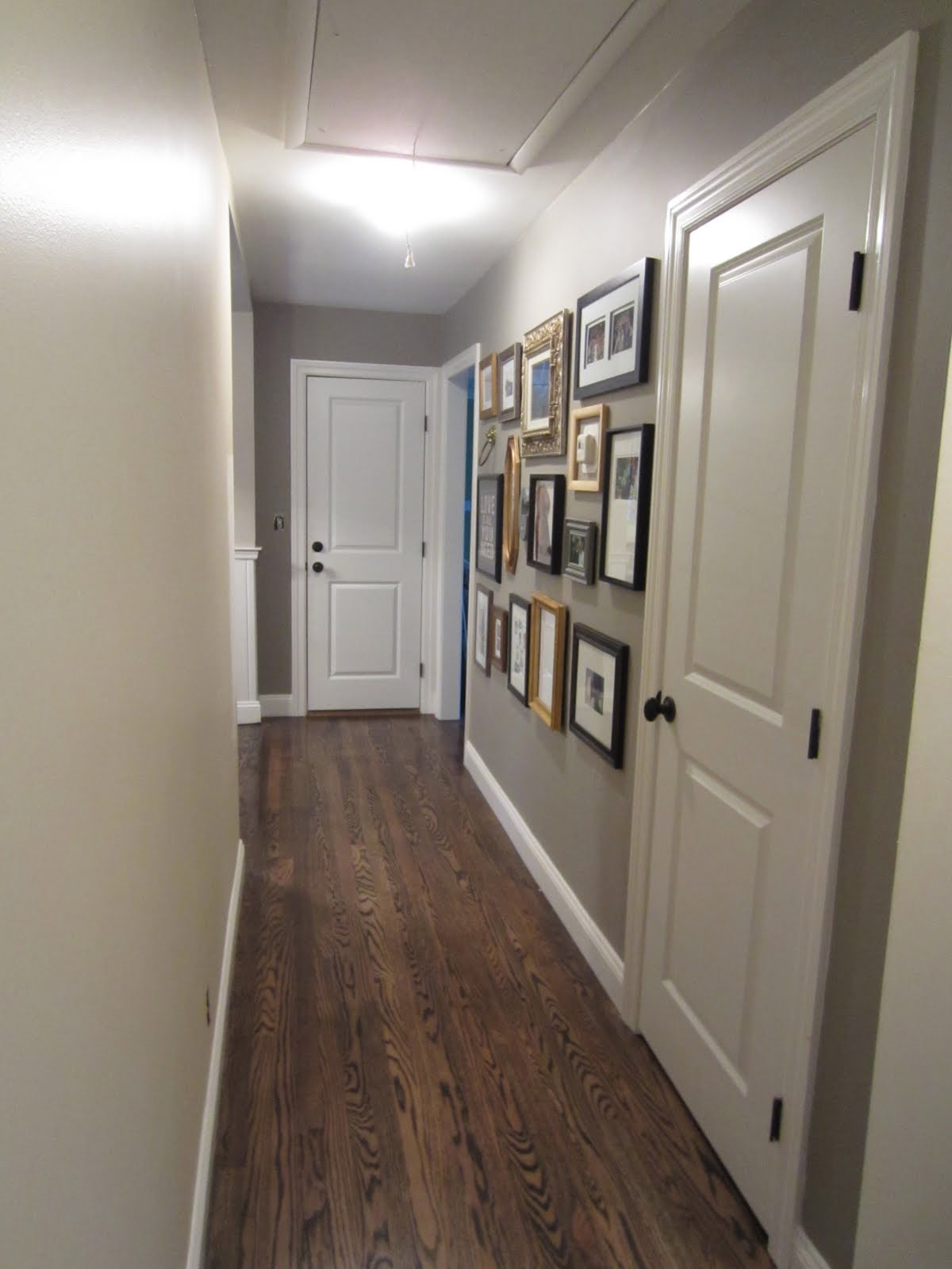 Just a Touch of Gray: Hallway Gallery Wall - DONE