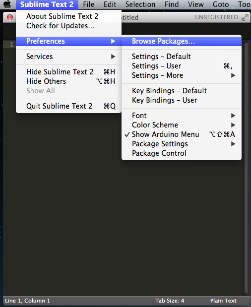 vince 學習筆記: Sublime text Package for Arduino