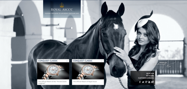 Aishwarya's new ad for Longines Royal Ascot
