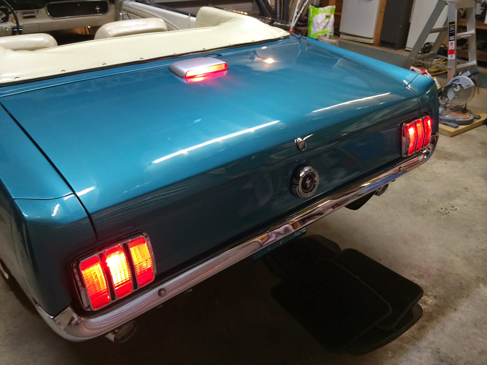 1965 Convertible Mustang Restoration: Different versions of Third Brake
