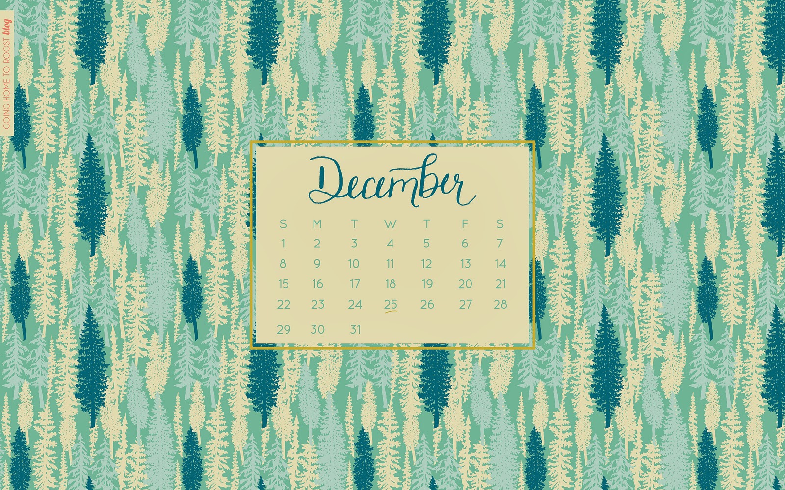 December Desktop Background
