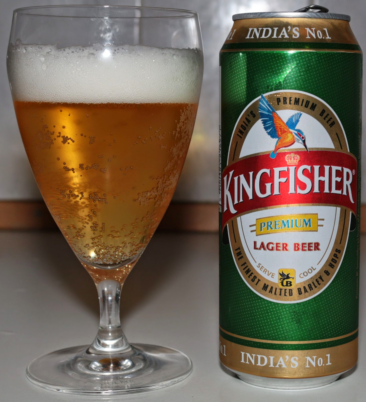 Black Bens Ølblog Kingfisher (Premium) Lager Beer