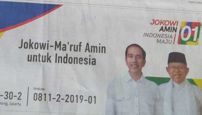 Bawaslu Duga Jokowi-Maruf Curi Start Kampanye di Media 