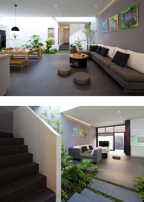 Casa con patio interior | Ideas para decorar, diseñar y mejorar tu casa.