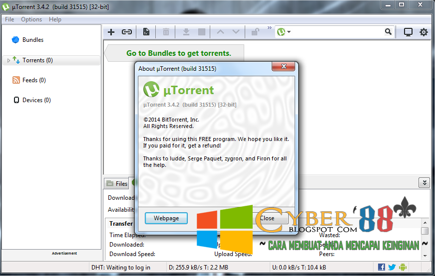 Download uTorrent 3.4.2 Build 31515 Full Version
