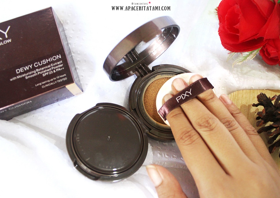 [REVIEW] Pixy Make It Glow Dewy Cushion 301 Medium Beige Cushion Hits