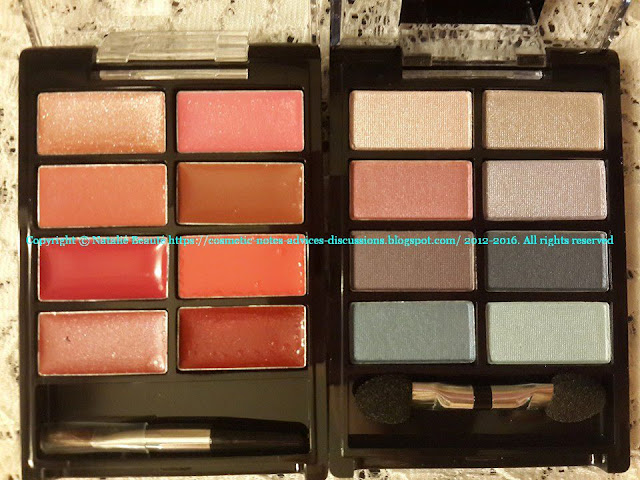 VERY ME EYESHADOW PALETTE - ROMANCE and PURE COLOUR LIP PALETTE ORIFLAME NATALIE BEAUTE REVIEW AND PHOTO