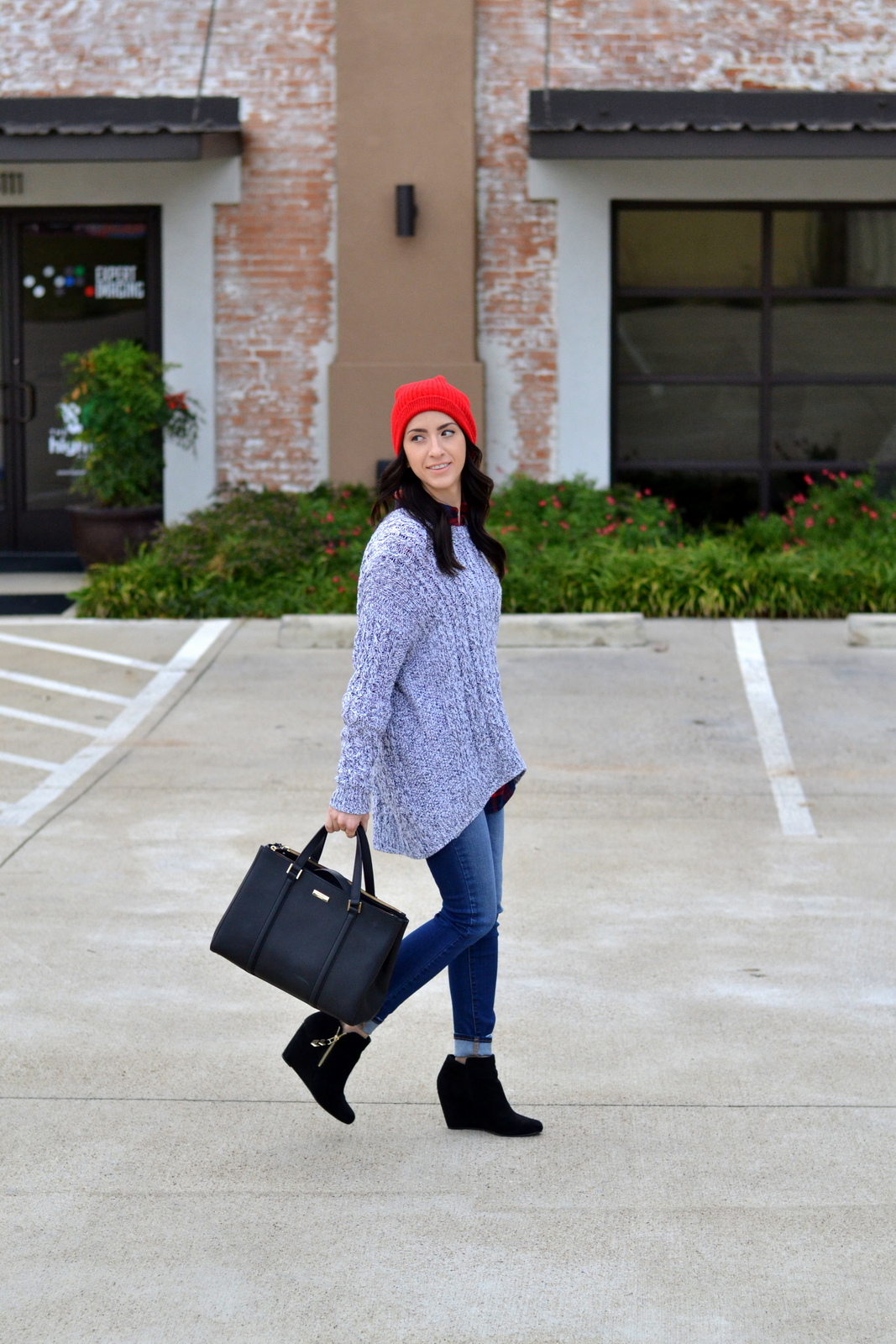 Cold Weather Outfit_Layers_Beanie_Chunky Knit