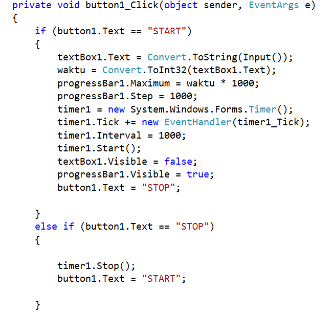 Teknik Komputer Cara Membuat Timer Countdown Pada Visual Studio C