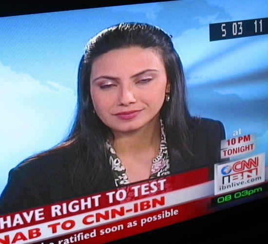 female news anchor cnnibn