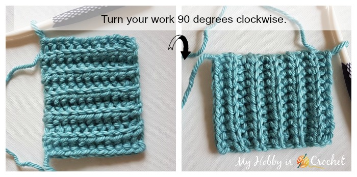 Crochet Ribbing Tutorial  - Yarn Over Slip Stitch Back Loops Only (yo-slst-blo)