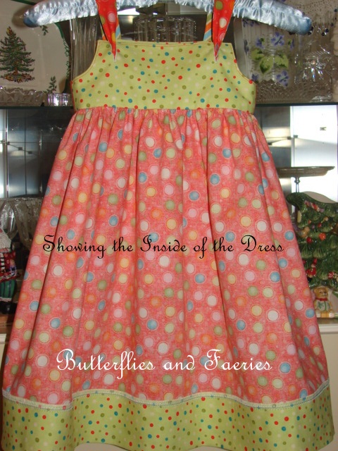Karen's Butterflies and Faeries: Dots and Stripes Tea Party Dress for ...