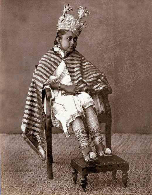 Princess Shah Jahan of Bhopal (1862) | Indian Royal Child Portraits | Rare & Old Vintage Portraits