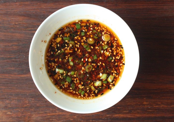 Spicy korean sauce for pan fried tofu