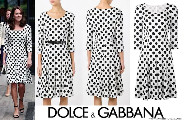 Kate Middleton wore DOLCE & GABBANA polka dot dress