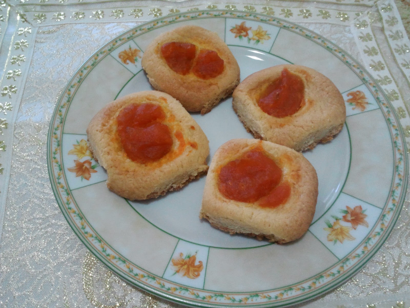 Renkli kardeşler Balkabaklı kurabiye