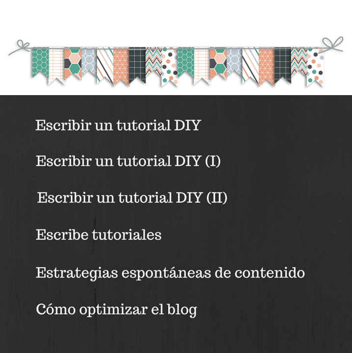 Recopilación de post dedicados a la escritura de un blog