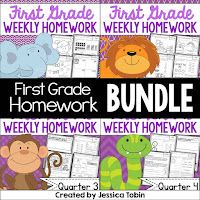 Second Grade Nest: Homework for Primary Students