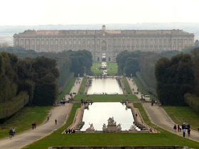 Vanvitelli designed both the 1200-room Royal Palace and the spectacular gardens