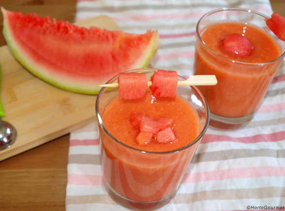 Receta Gazpacho de sandía HortoGourmet