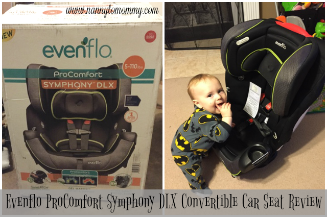 Evenflo ProComfort Symphony DLX Convertible Car Seat Review - Nanny to