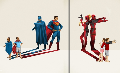 00-Jason-Ratliff-Comic-Book-Heroes-in-Super-Shadows-II-Illustrations-www-designstack-co