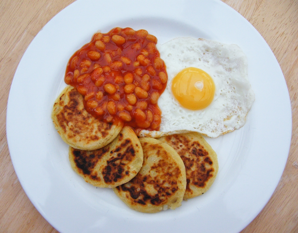 Scottish Tattie Scones Tinned Tomatoes