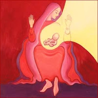 Jesus in Mary's Womb