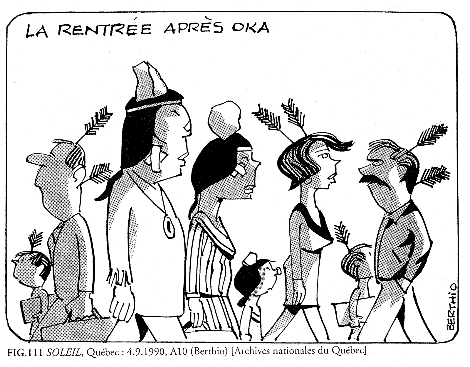 Caricatures Autochtones A Travers Le Canada