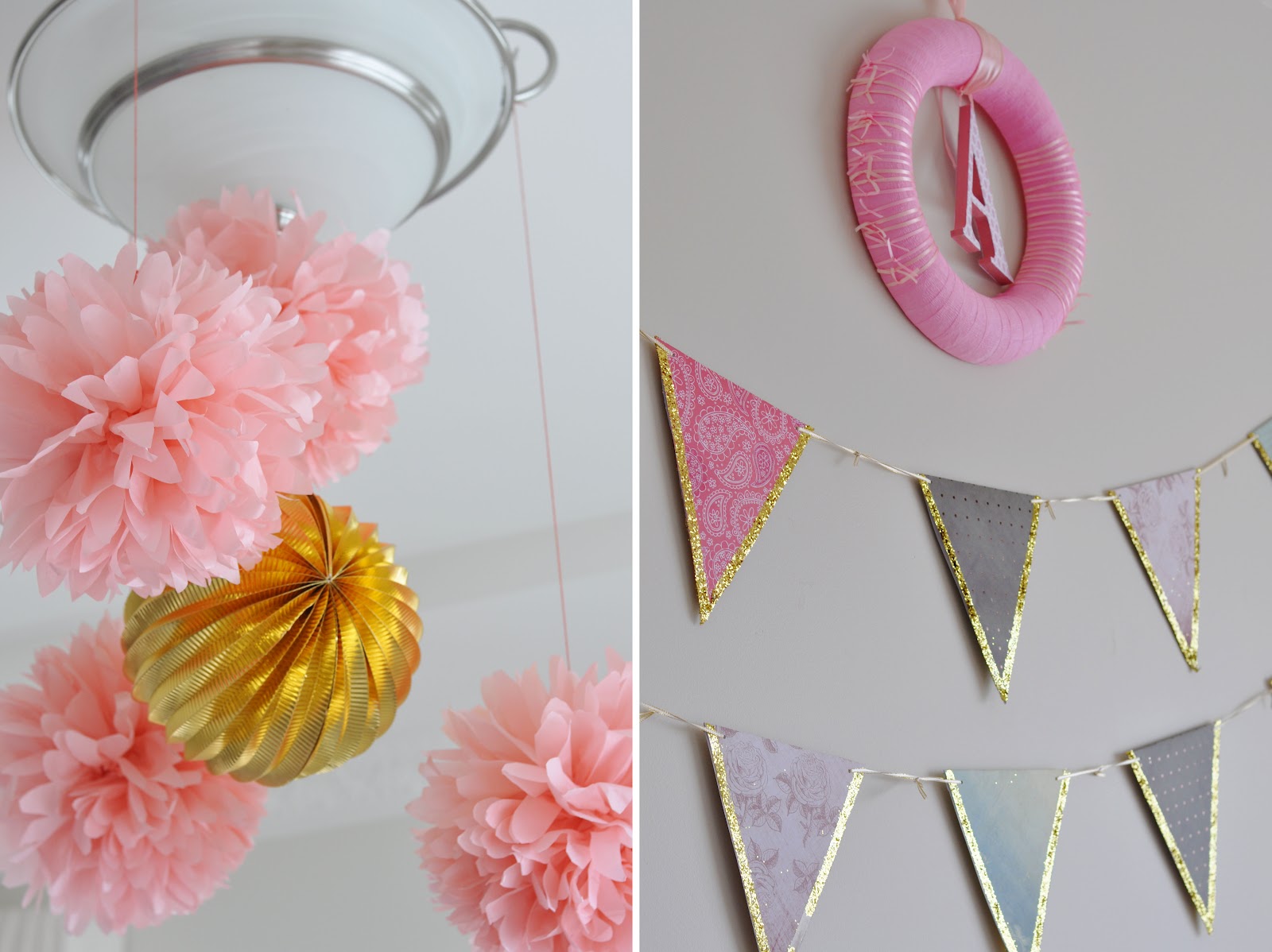 1st birthday | First birthdays, Gold party, Pink and gold