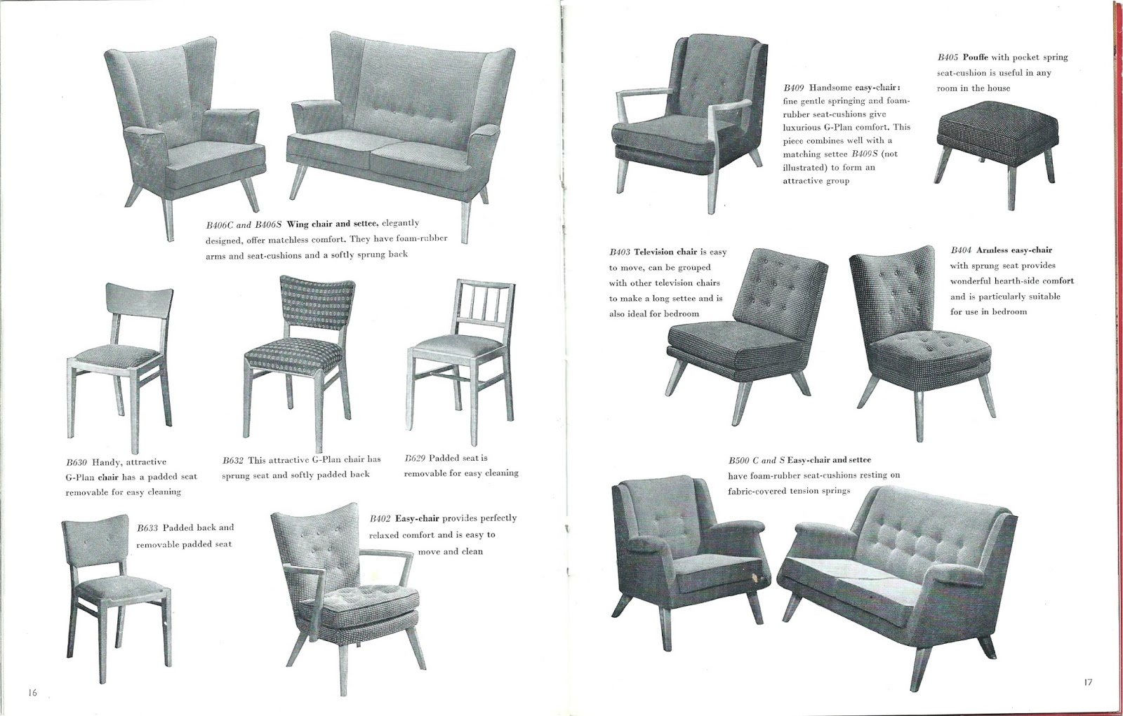 Space Vintage and Retro Original 1950's First GPlan Catalogue