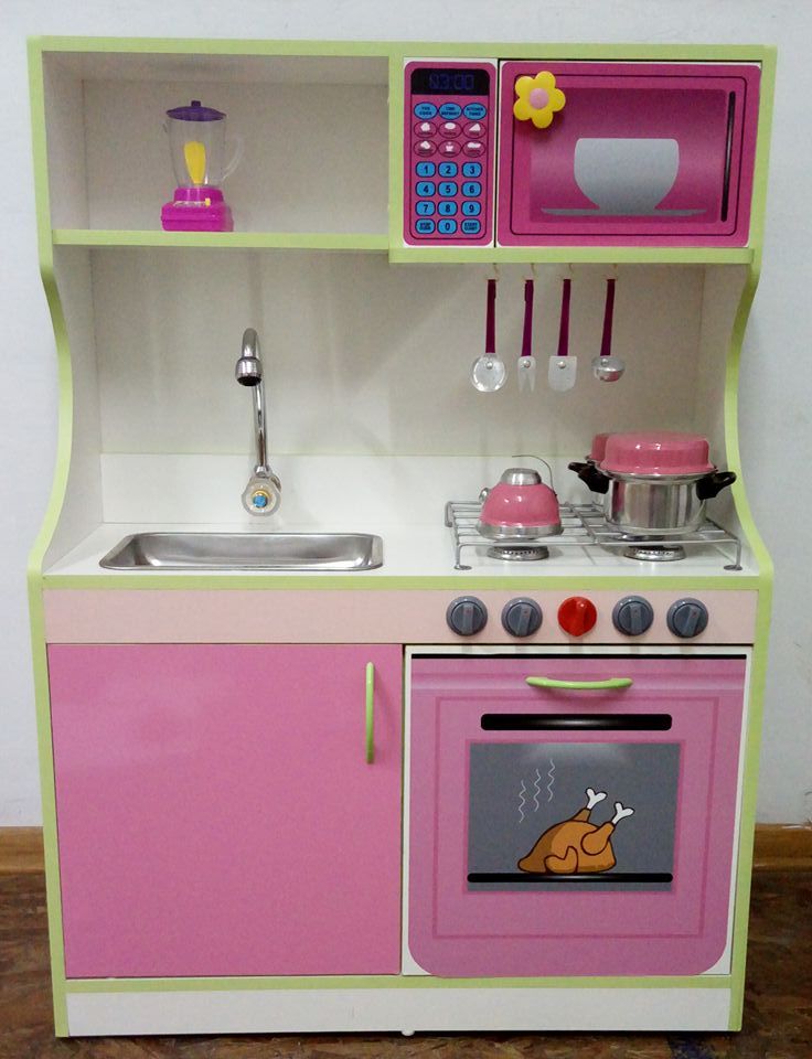 cocina para niñas en melamina