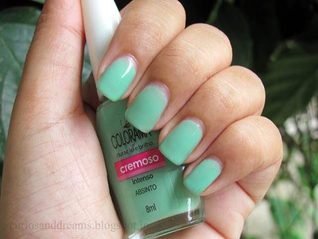 maybelline Colorama Nail Polish Absinto Review, Colorama Absinto, maybelline absinto