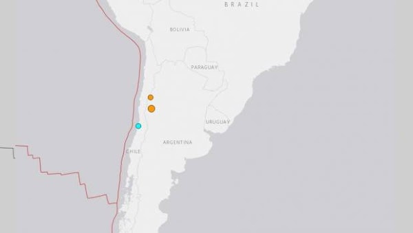 Sacude a Chile sismo de magnitud 5.0 en la escala de Richter Sacude a Chile sismo de magnitud 5.0 en la escala de Richter