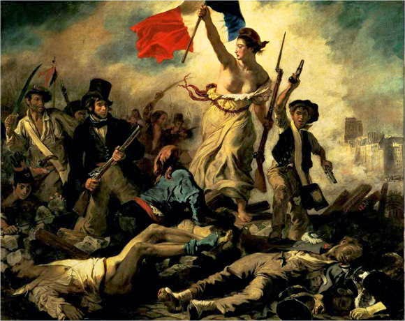 Lukisan Eugene Delacroix Liberty Leading the People