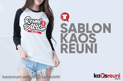 Update Desain & Gallery Sablon Kaos Reuni Online - KaosReuni.web.id