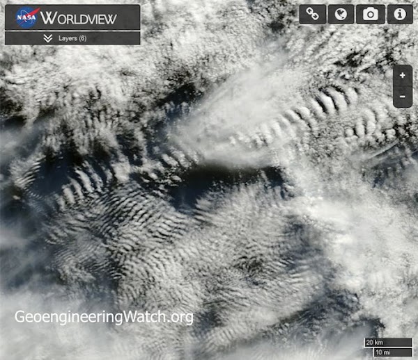 FOTOS: Imágenes satelitales de la NASA revelan pruebas impactantes de ingeniería climática en todo el mundo. FOTOS: Imágenes satelitales de la NASA revelan pruebas impactantes de ingeniería climática en todo el mundo.