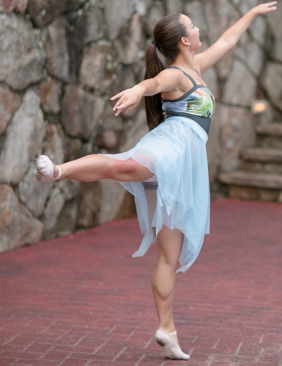 Her Calves Muscle Legs Ballerina with Large Shapely Calves